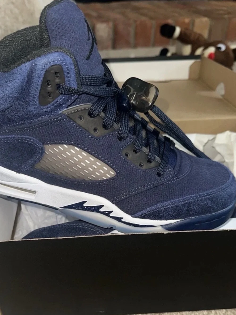Nike Air Jordan 5 Retro SE Midnight Navy Blue GEORGETOWN NEW IN BOX